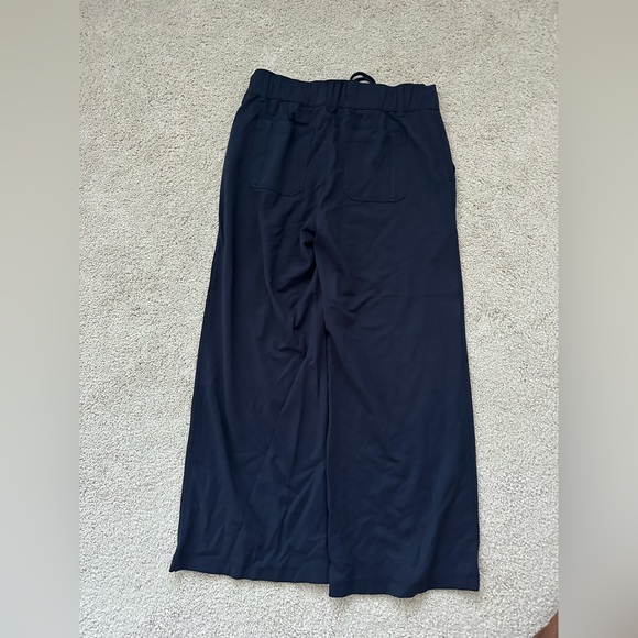 Wit & Wisdom Leisure High Waist Wide Leg Pants Navy Blue - Picture 6 of 6